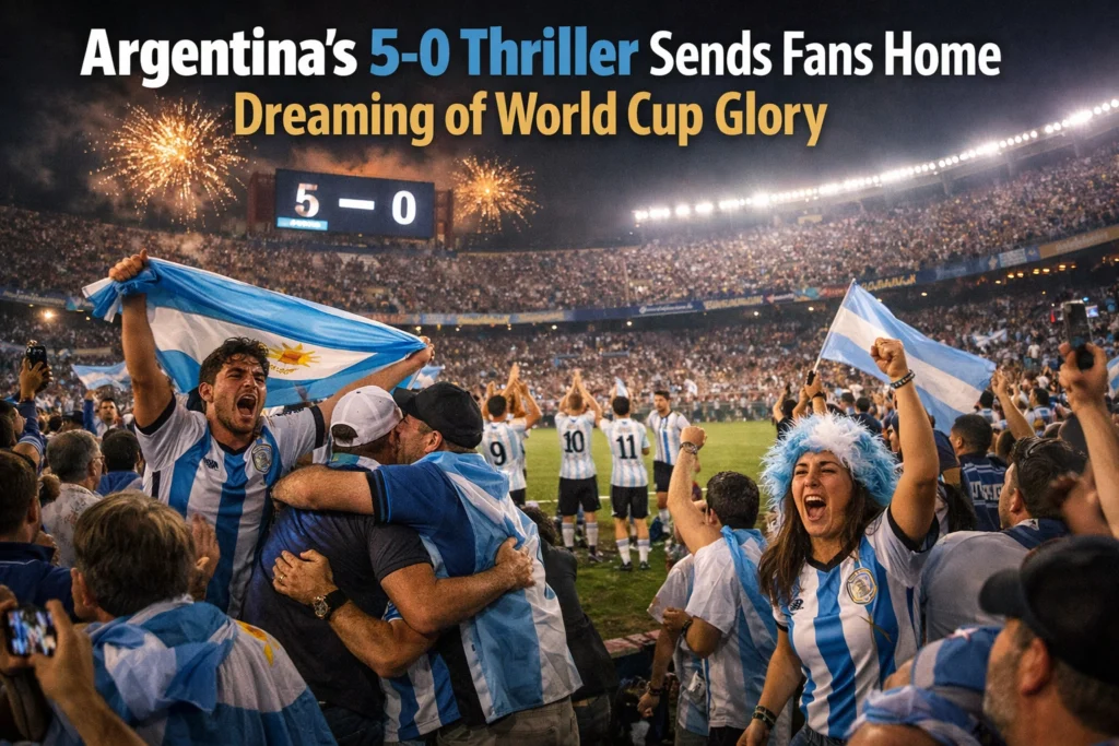 Argentina’s Perfect World Cup Send-Off