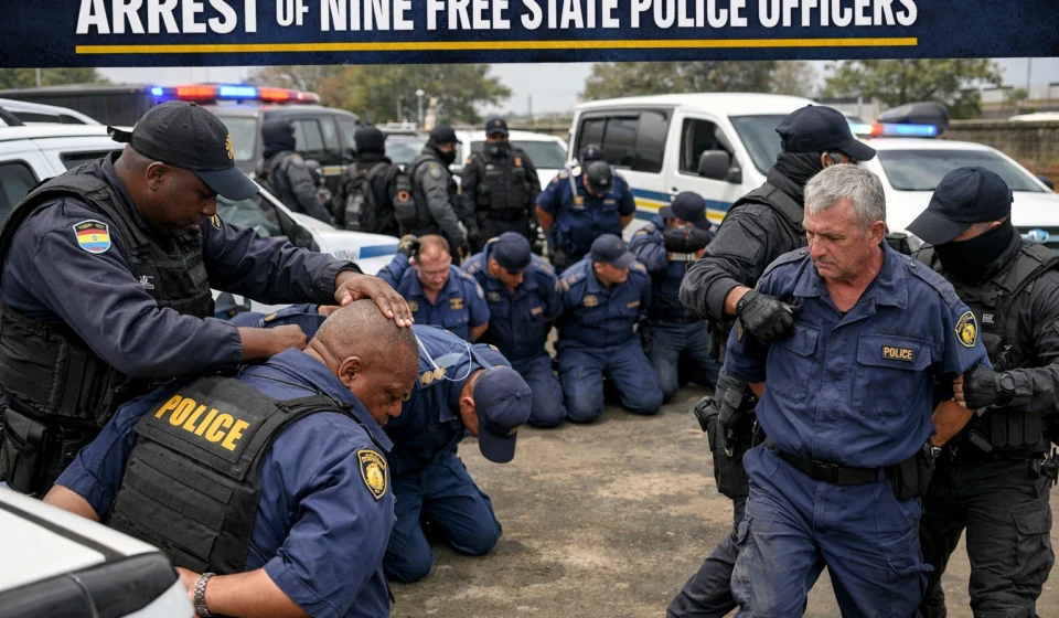 Arrest of Nine Free State Police Officers