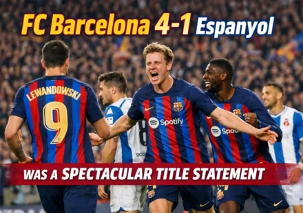 FC Barcelona 4-1 Espanyol Was a Spectacular Title Statement