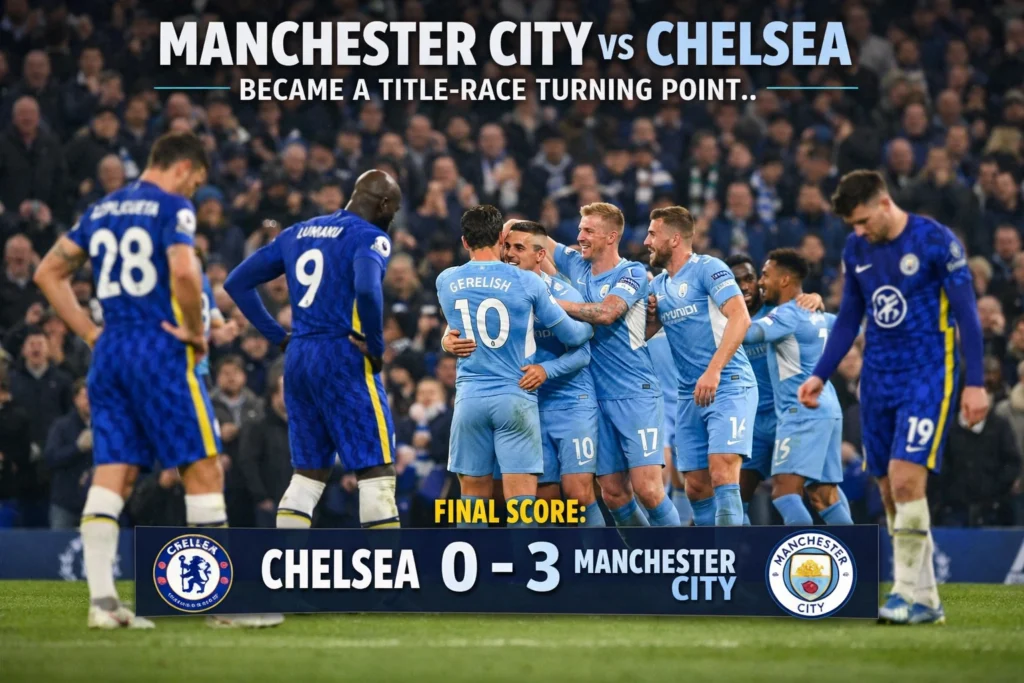 Manchester City vs Chelsea Became a Title-Race