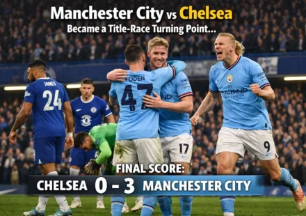Manchester City vs Chelsea Became a Title-Race