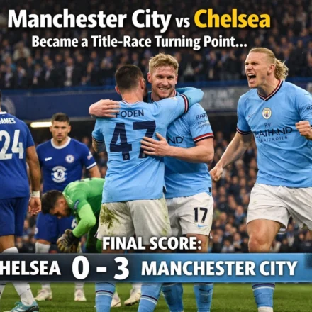 Manchester City vs Chelsea Became a Title-Race