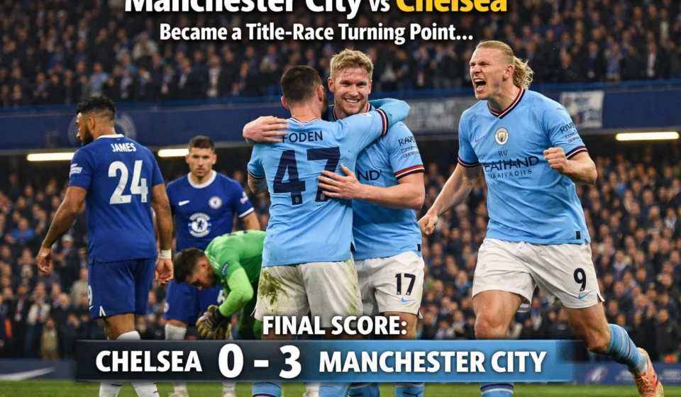 Manchester City vs Chelsea Became a Title-Race