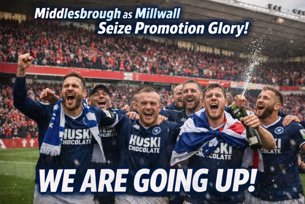 Middlesbrough as Millwall Seize Promotion Glory