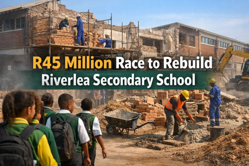 R45 Million Race to Rebuild Riverlea Secondary School