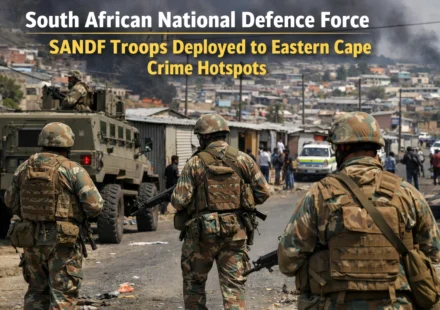 SANDF ) Troops Deployed to Eastern Cape Crime Hotspots