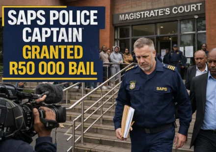 SAPS Police Captain Granted R50 000 Bail