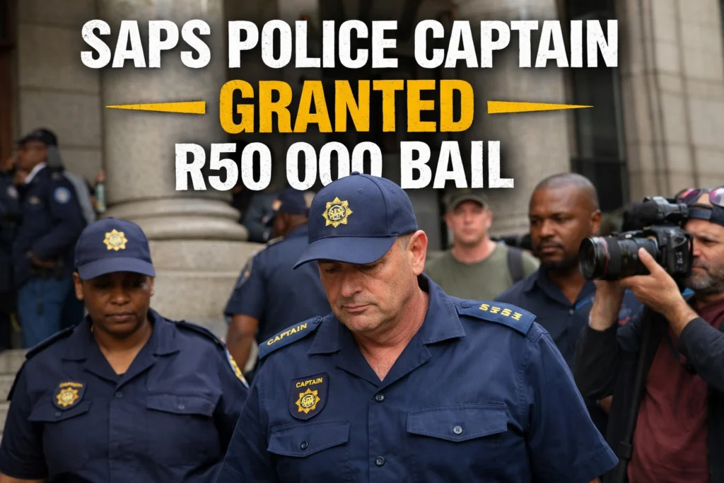 SAPS Police Captain Granted R50 000 Bail