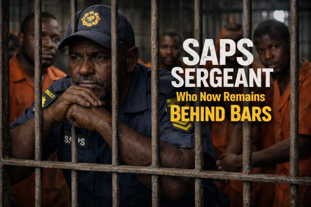 SAPS Sergeant Who Now Remains Behind Bars