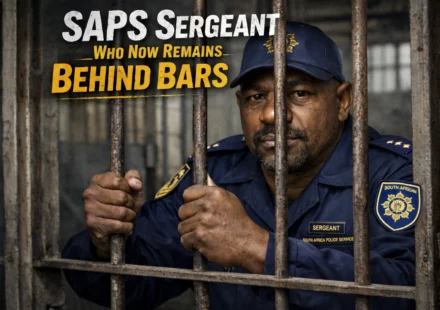 SAPS Sergeant Who Now Remains Behind Bars