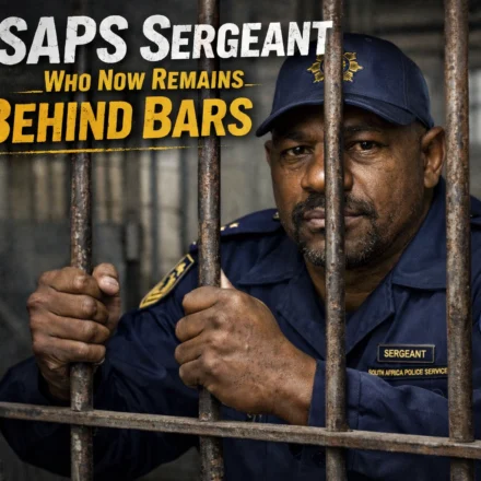SAPS Sergeant Who Now Remains Behind Bars
