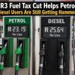 The R3 Fuel Tax Cut Helps Petrol – But Diesel Users Are Still Getting Hammered